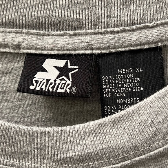 Vintage 90’s Starter Long Sleeve T Shirt Size XL Mens - Picture 2 of 3